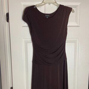 Enfocus Studios Brown Jersey Dress